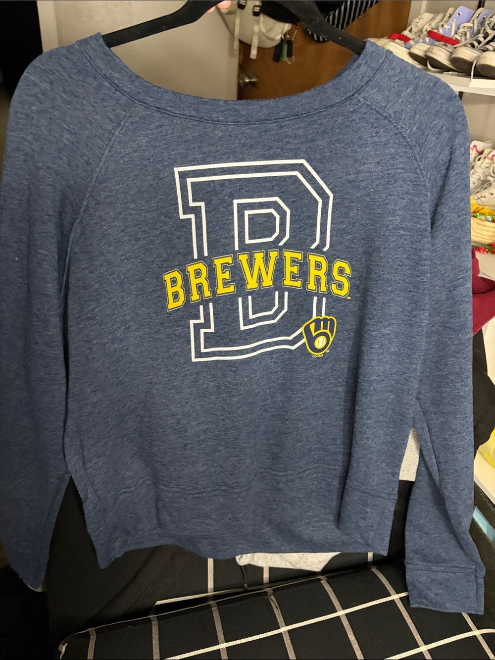 Genuine Merchandise Blue Brewers Crewneck